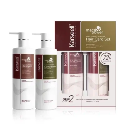 Karseell Collagen Hair Treatment Repair Conditioning, Shampooing et Conditioner Set