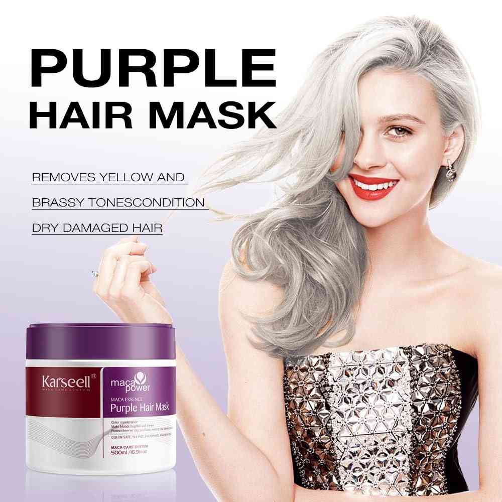 Karseell_maca_power_Purple_Hair_Mask_Professional_Neutralizes_Brass_&_Yellow_Tones_For_B (4)